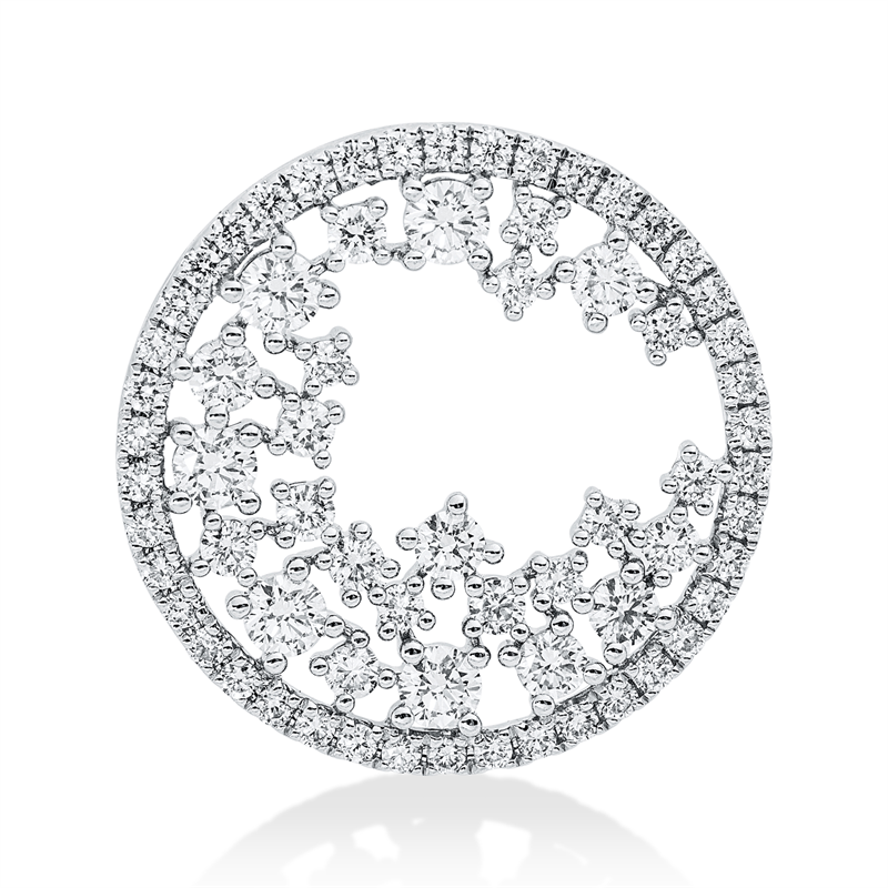 Modern Woman Anhänger Weißgold 18kt Ref-3I996