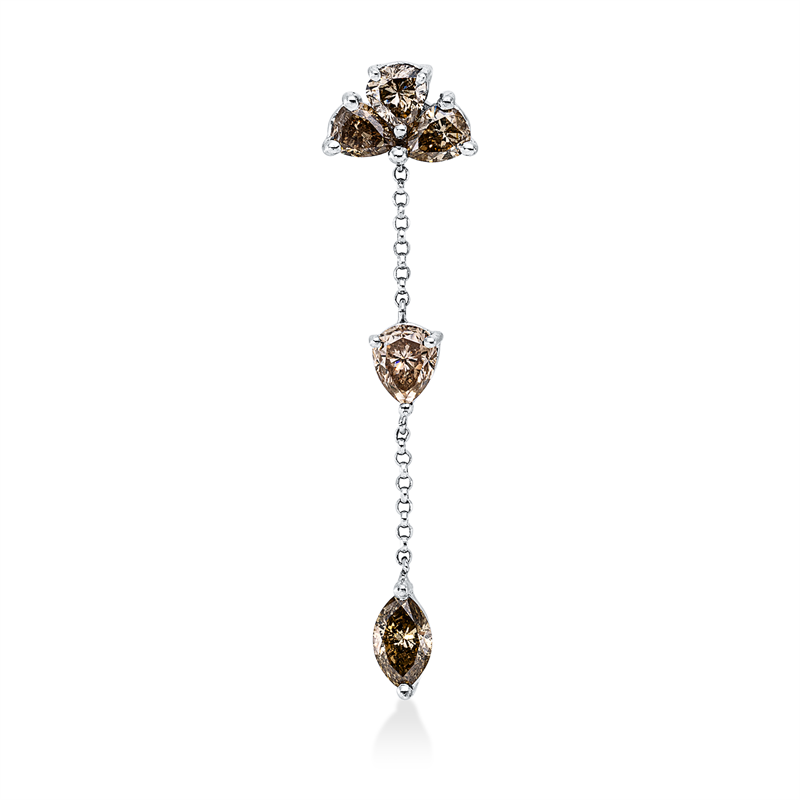 Farbiger Diamant Anhänger Weißgold 18kt 1,45ct