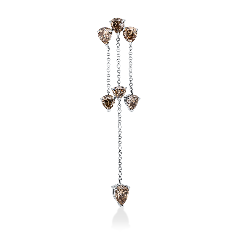Farbiger Diamant Anhänger Weißgold 18kt 2,48ct