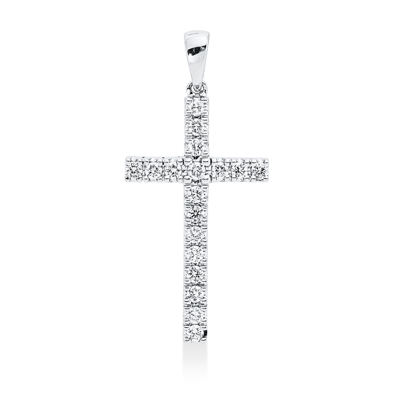 Anhänger Weißgold 18kt 0,35ct