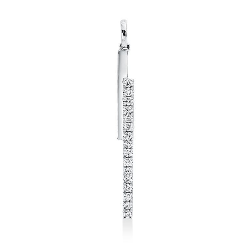 Anhänger Weißgold 18kt 0,14ct