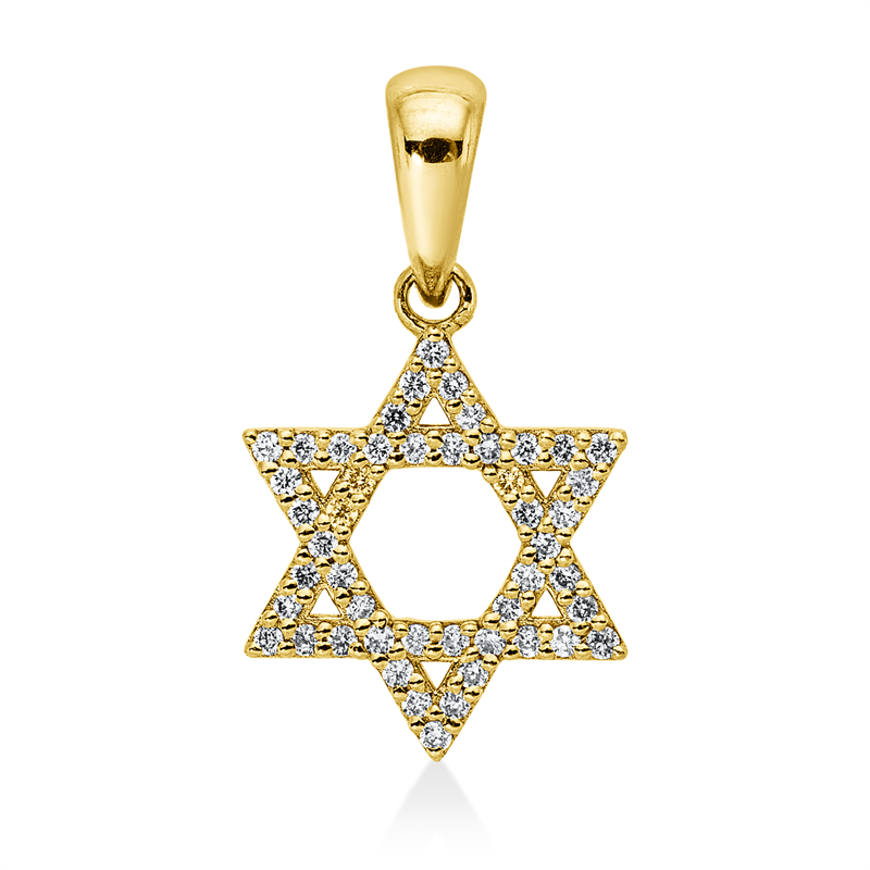 Anhänger Gelbgold 18kt 0,1ct