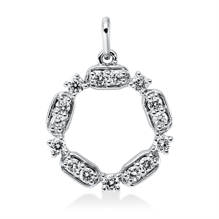 Modern Woman Anhänger Weißgold 18kt Ref-3J161