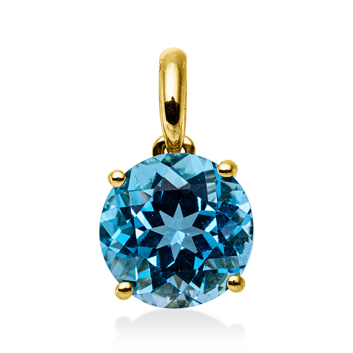Farbstein Fashion Anhänger Gelbgold 18kt Ref-3J190