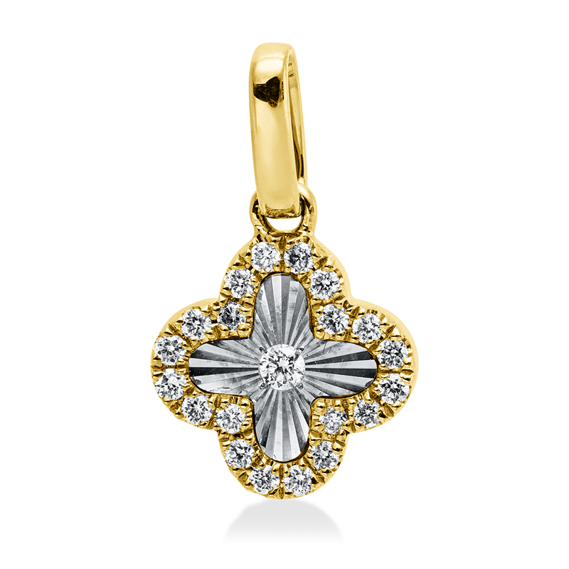 Modern Woman Anhänger Gelbgold / Weißgold 18kt Ref-3J207