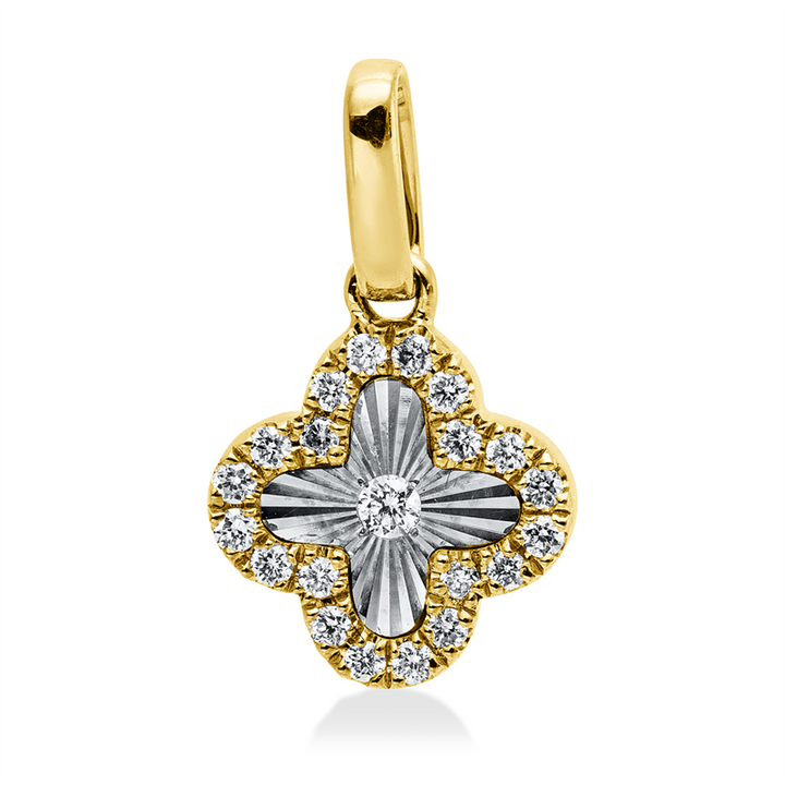 Modern Woman Anhänger Gelbgold / Weißgold 18kt Ref-3J207