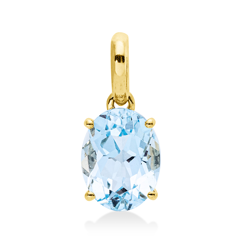 Farbstein Fashion Anhänger Gelbgold 18kt Ref-3J209
