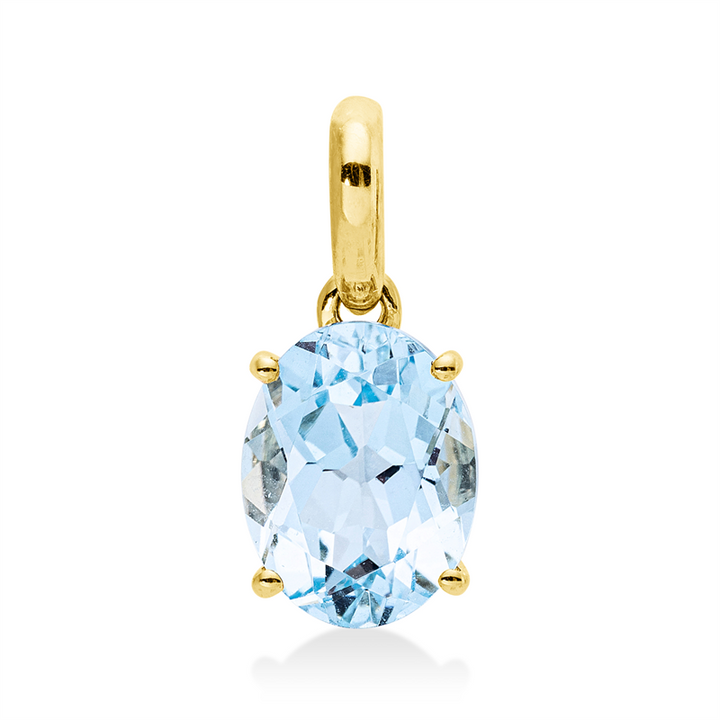 Farbstein Fashion Anhänger Gelbgold 18kt Ref-3J209