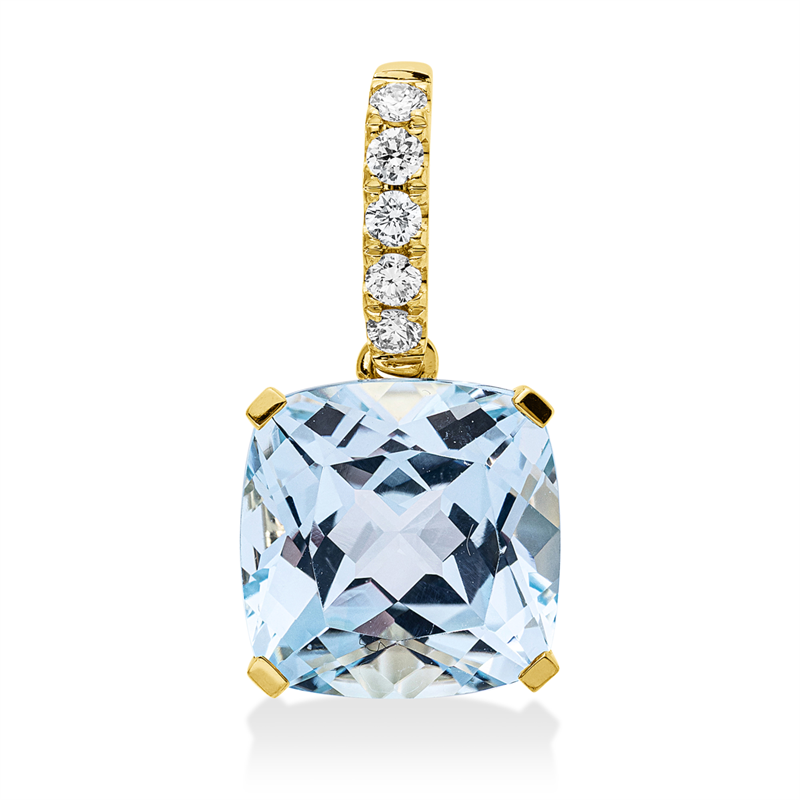 Farbstein Fashion Anhänger Gelbgold 18kt Ref-3J220