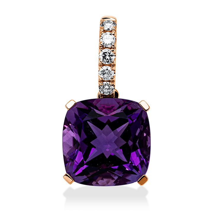 Farbstein Fashion Anhänger Rotgold 18kt Ref-3J221