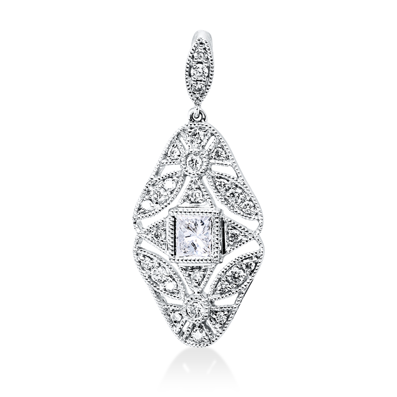 Modern Woman Anhänger Weißgold 18kt Ref-3J294