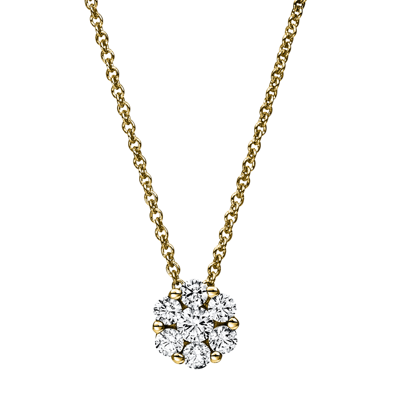 Illusion Classic Collier Weißgold 18kt 0,51ct
