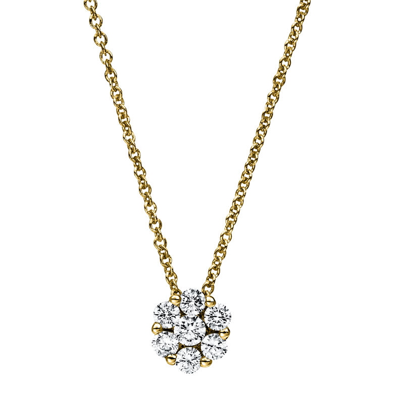Illusion Classic Collier Weißgold 18kt 0,43ct