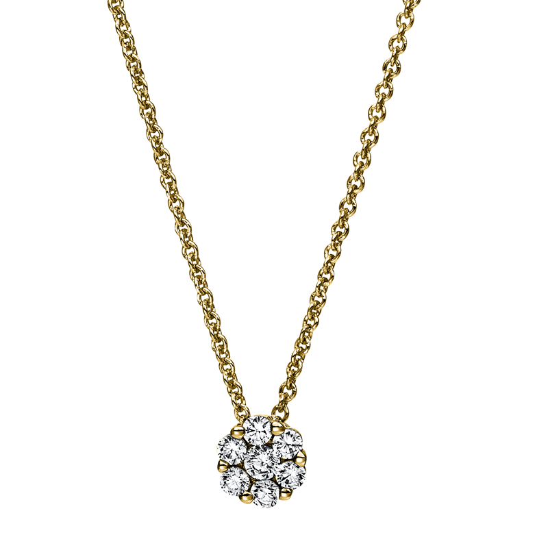 Illusion Classic Collier Weißgold 18kt 0,26ct