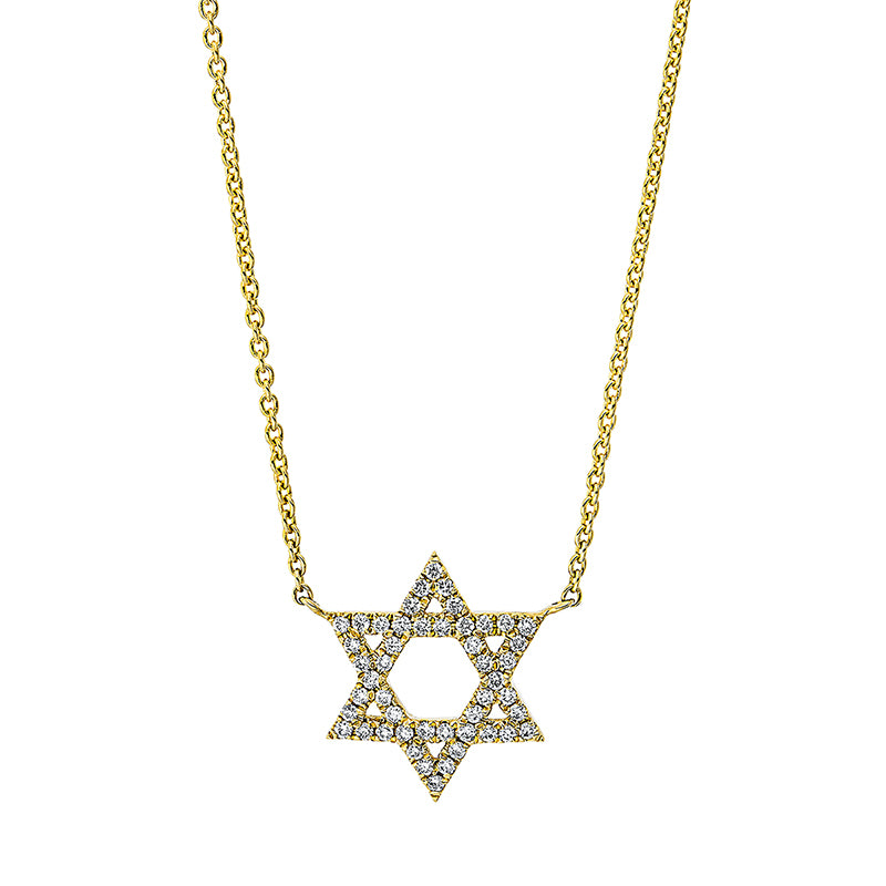 Symbol Collier Gelbgold 18kt 0,2ct
