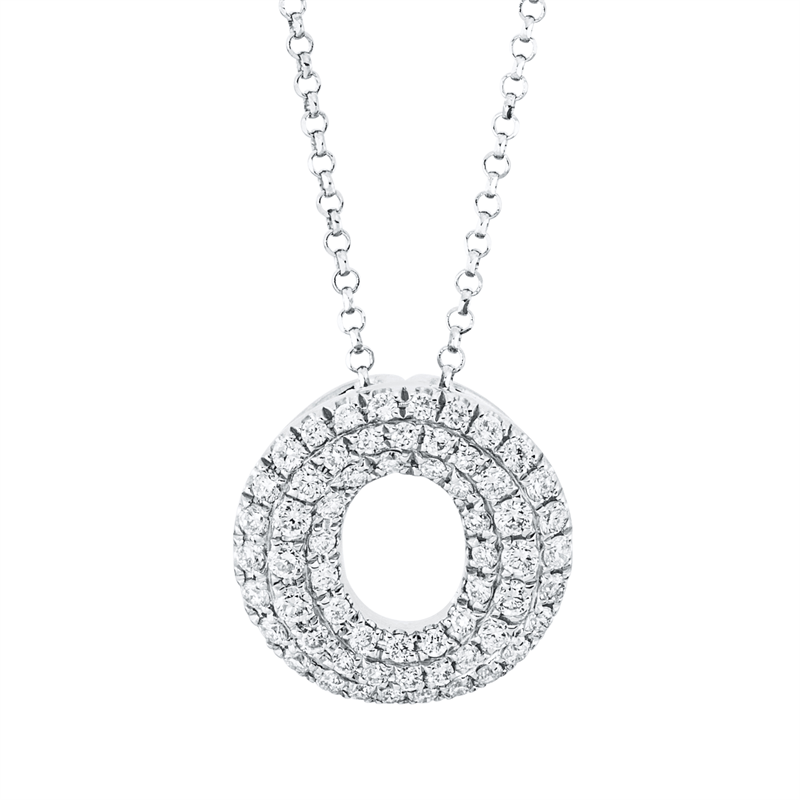Pavé Collier Weißgold 18kt 0,4ct