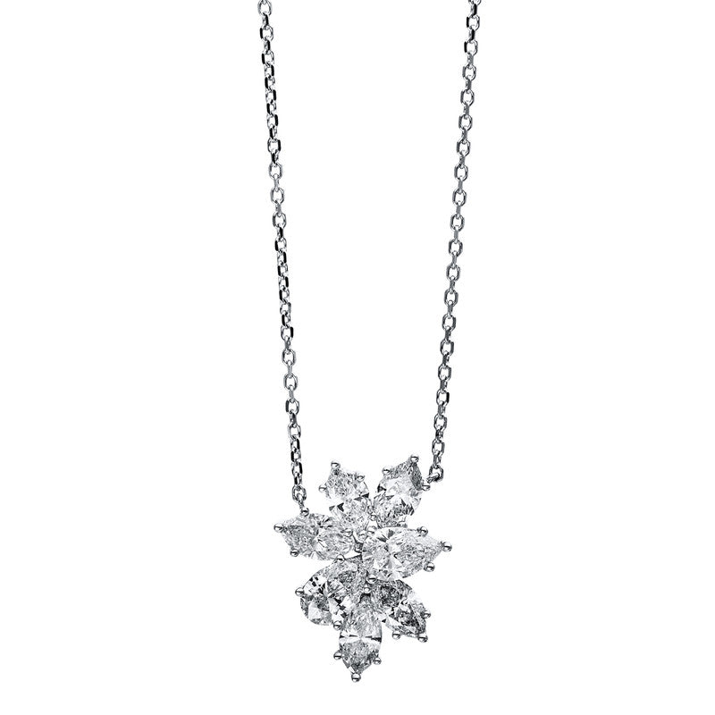 Exklusiv Collier Weißgold 18kt 1,92ct