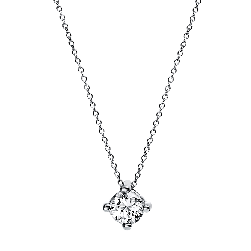 Solitaire Collier Platin 95kt 0,25ct