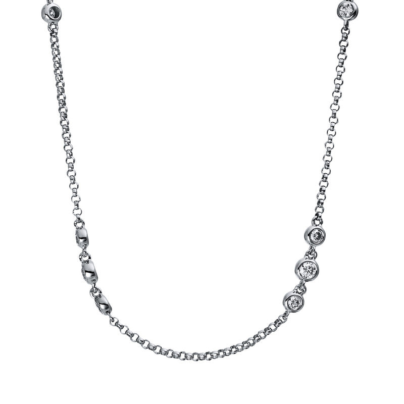 Modern Woman Collier Weißgold 18kt 1,2ct