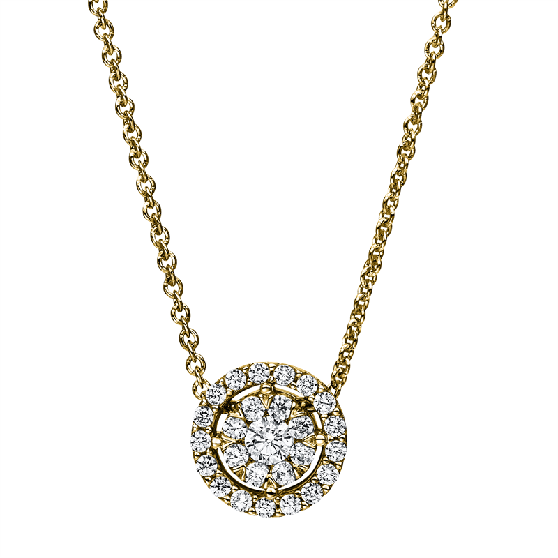 Illusion Classic Collier Weißgold 14kt 0,41ct