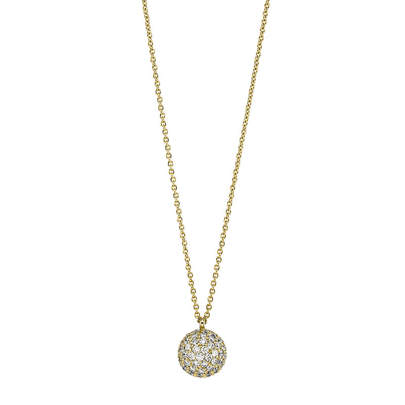 Pavé Collier Gelbgold 18kt 0,21ct
