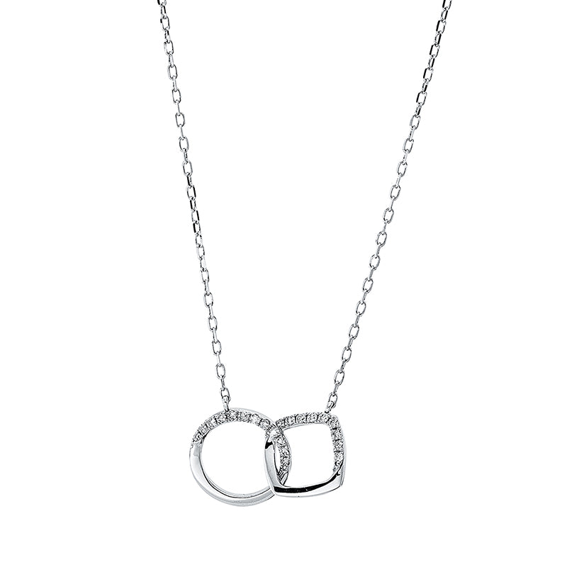 Modern Woman Collier Weißgold 18kt 0,14ct