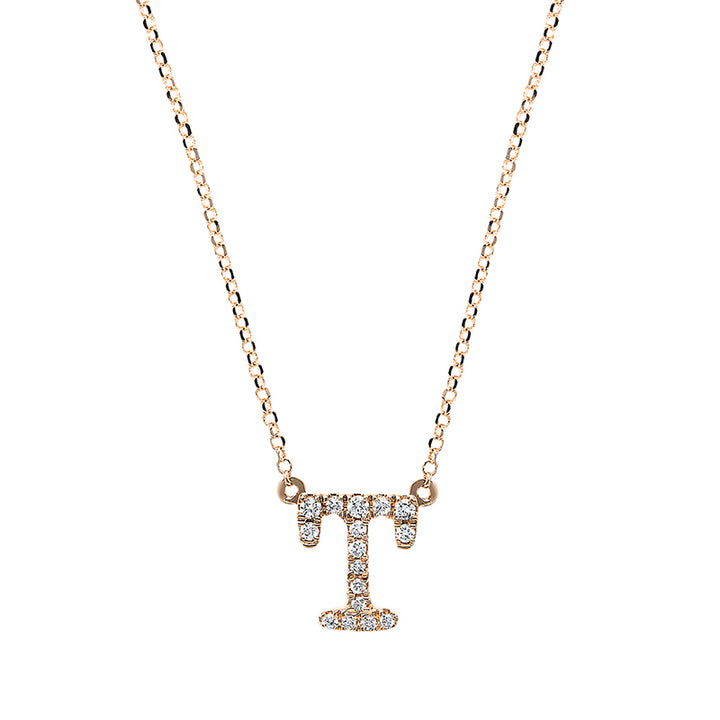 Buchstabe Collier Rotgold 18kt Ref-4H308