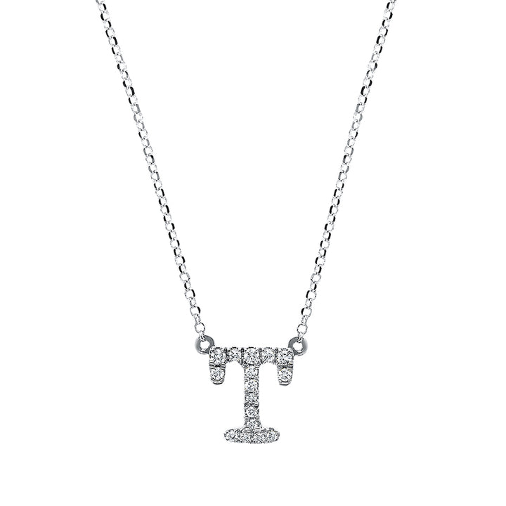 Buchstabe Collier Weißgold 18kt Ref-4H308