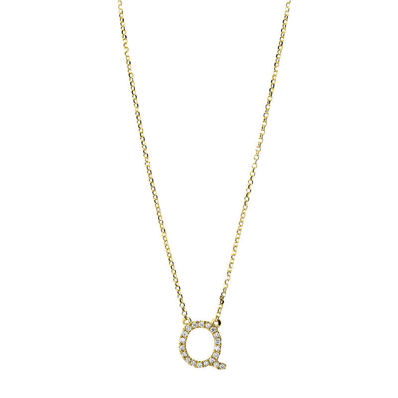 Buchstabe Collier Gelbgold 18kt Ref-4H310