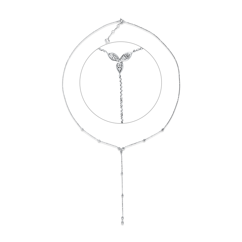 Modern Woman Collier Weißgold 18kt 0,29ct