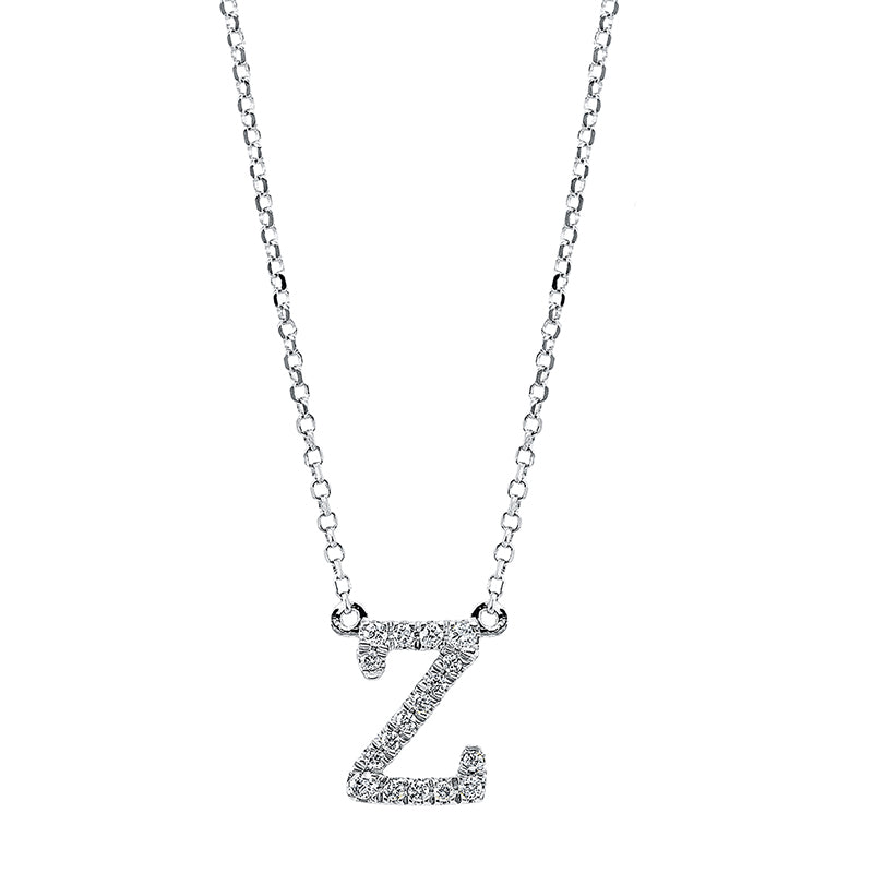 Buchstabe Collier Weißgold 18kt Ref-4H342