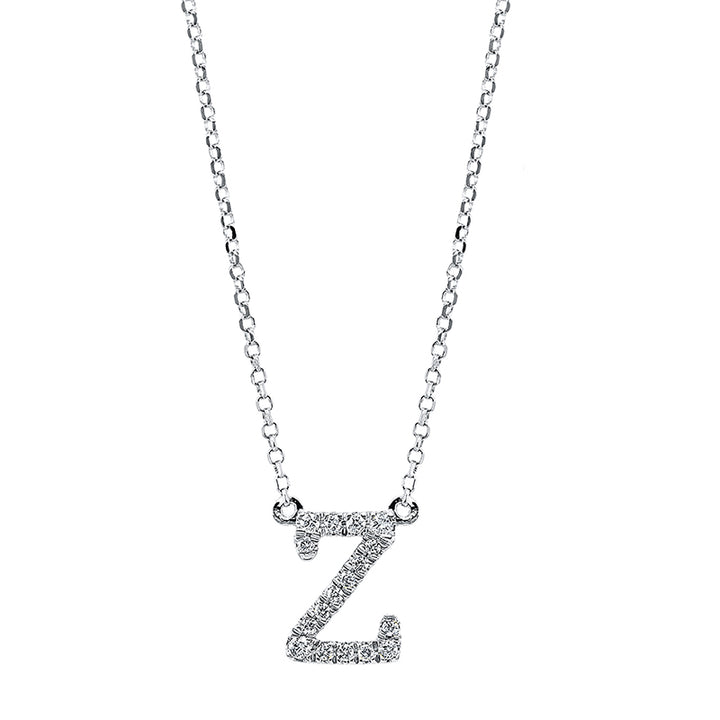 Buchstabe Collier Weißgold 18kt Ref-4H342