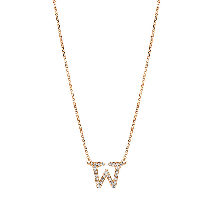 Buchstabe Collier Rotgold 18kt Ref-4H345