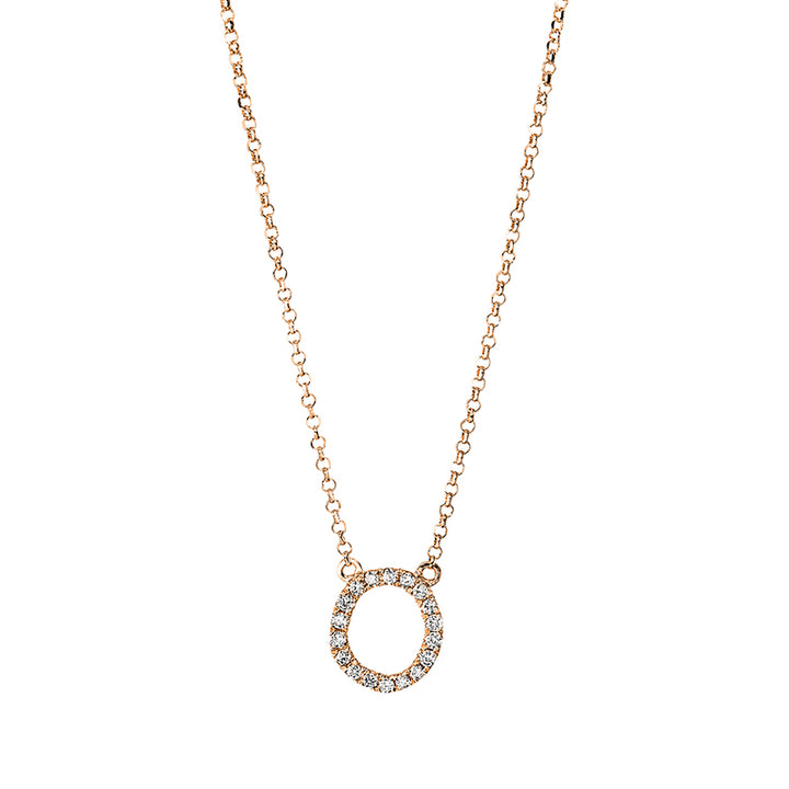 Buchstabe Collier Rotgold 18kt Ref-4H493