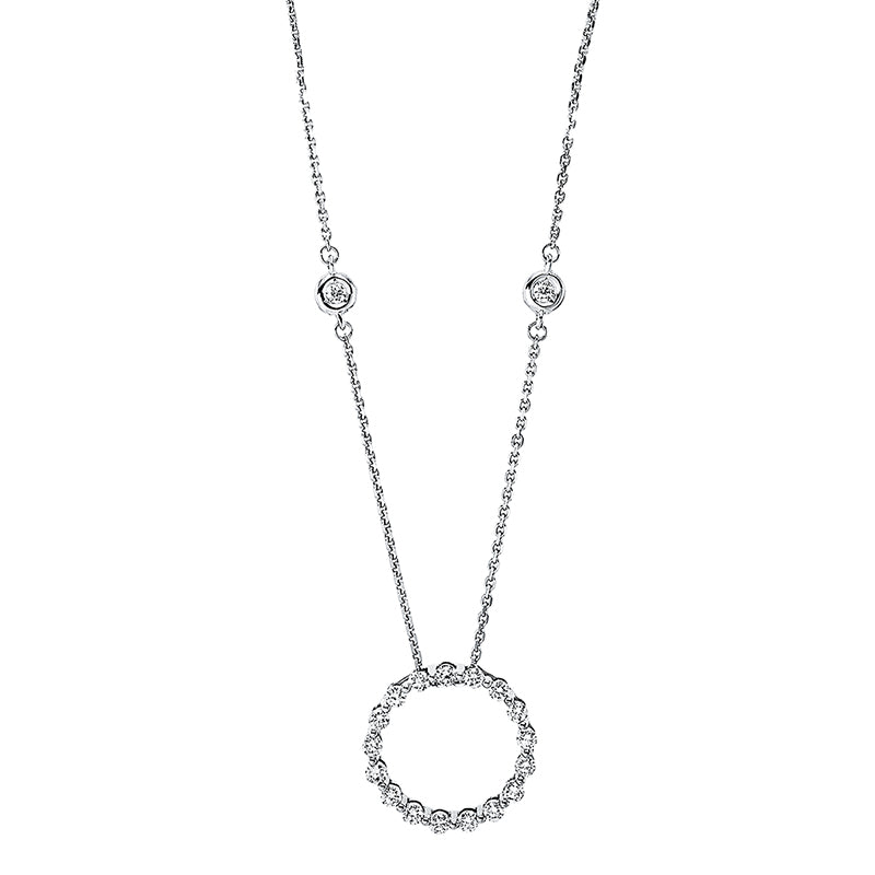 Modern Woman Collier Weißgold 18kt 0,43ct