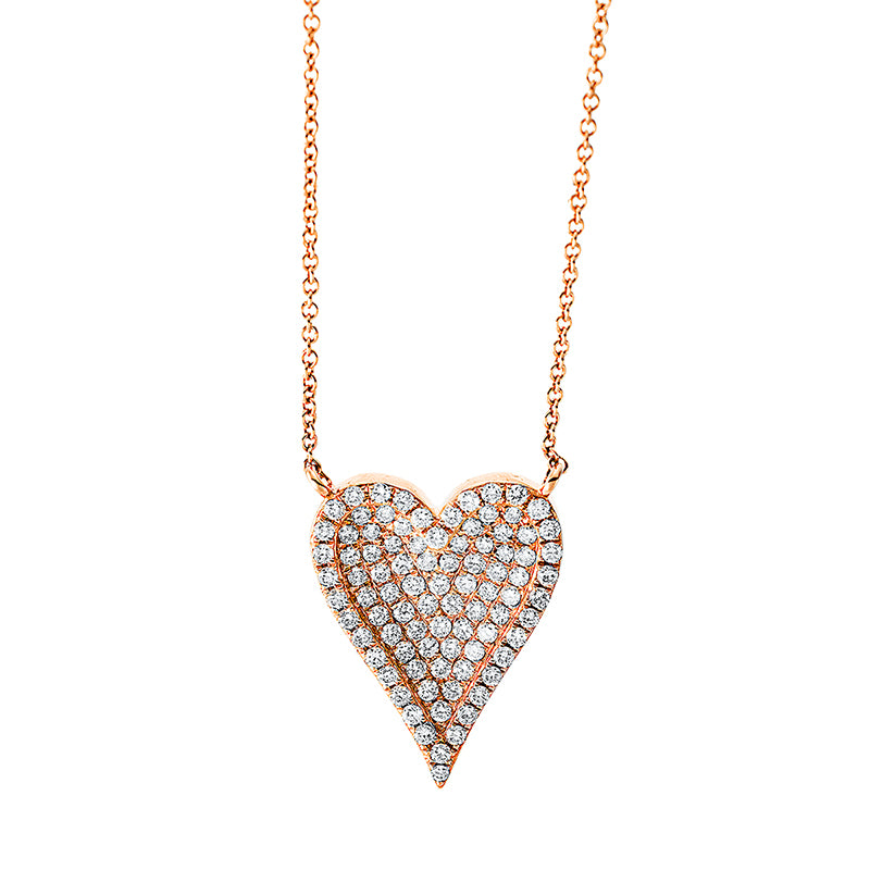 Pavé Collier Weißgold 18kt 0,53ct