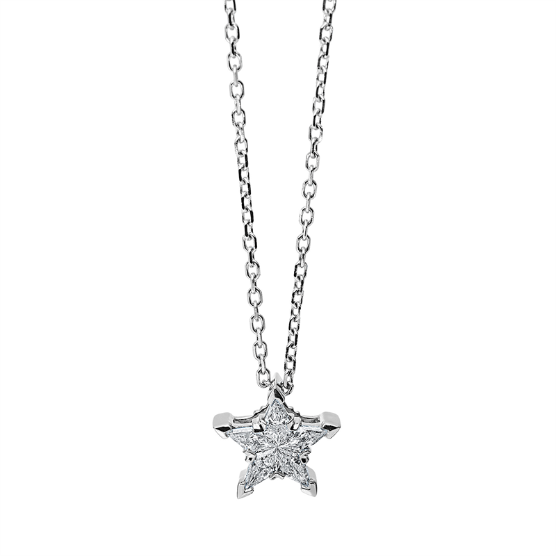 Symbol Collier Weißgold 18kt 0,26ct