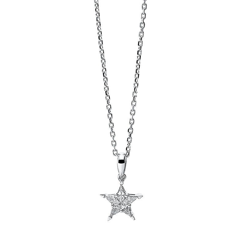 Illusion Classic Collier Weißgold 18kt 0,26ct
