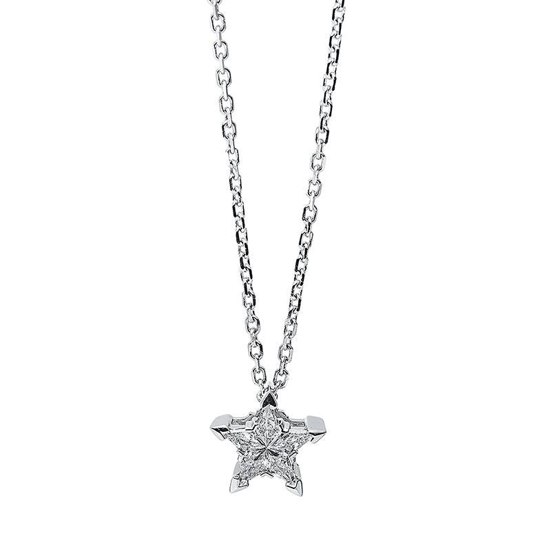 Illusion Classic Collier Weißgold 18kt 0,16ct