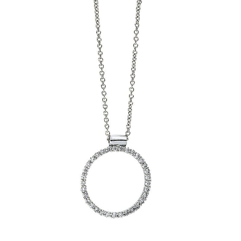 Modern Woman Collier Weißgold 18kt 0,23ct