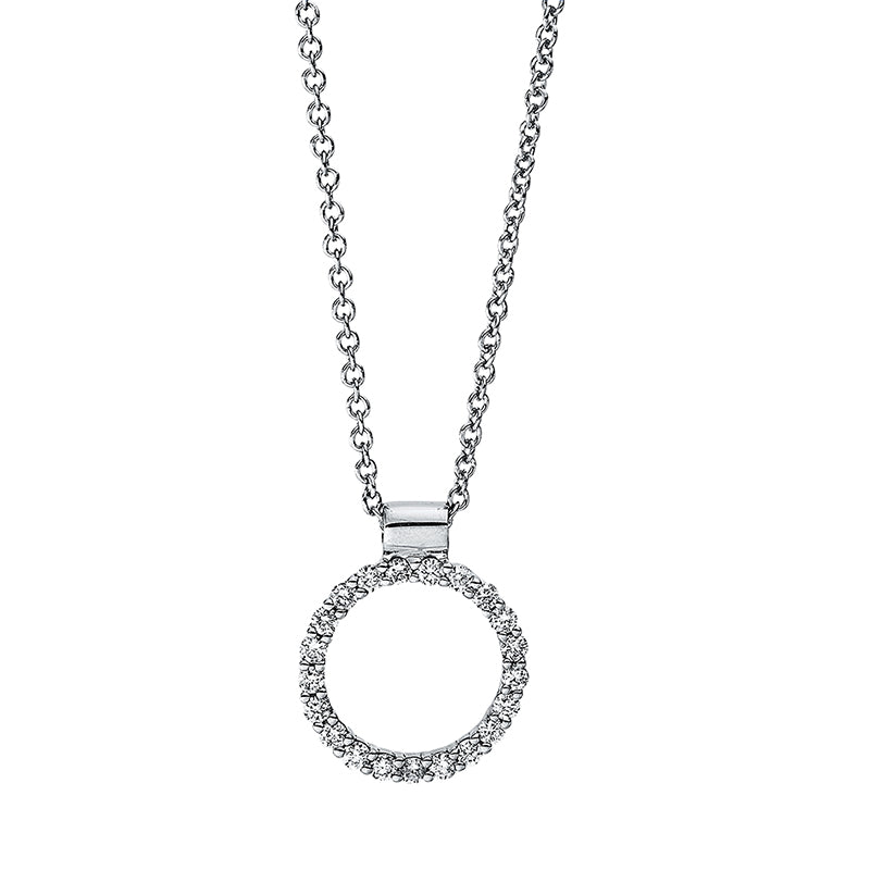 Modern Woman Collier Weißgold 18kt 0,17ct