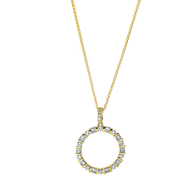 Modern Woman Collier Gelbgold 18kt 0,76ct