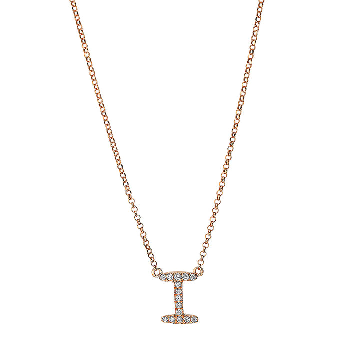 Buchstabe Collier Rotgold 18kt Ref-4J010