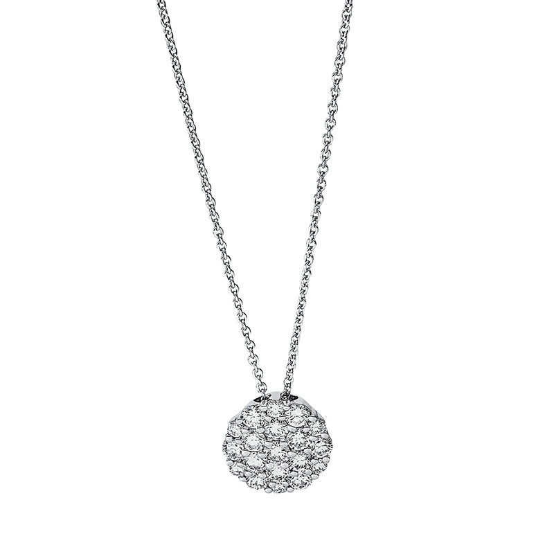 Illusion Classic Collier Weißgold 18kt 1,01ct