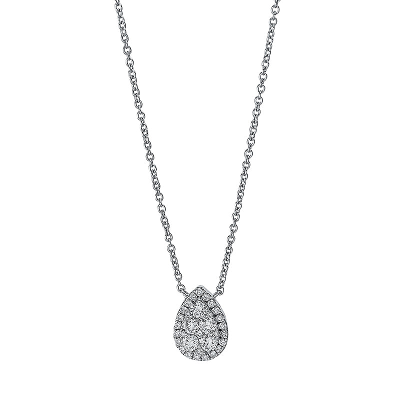 Illusion Classic Collier Weißgold 18kt 0,45ct