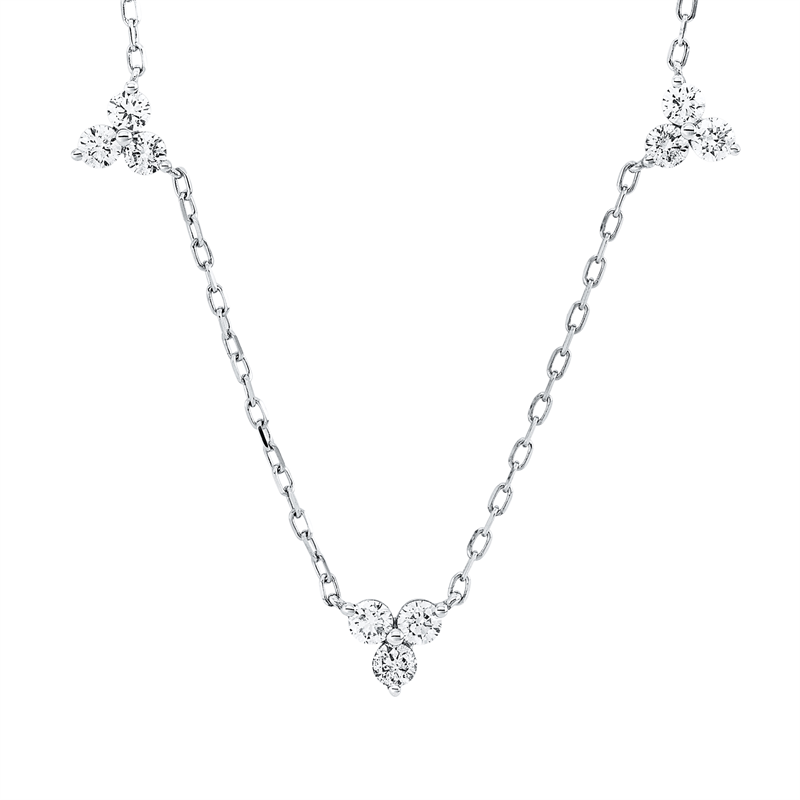 Modern Woman Collier Weißgold 18kt Ref-4J206