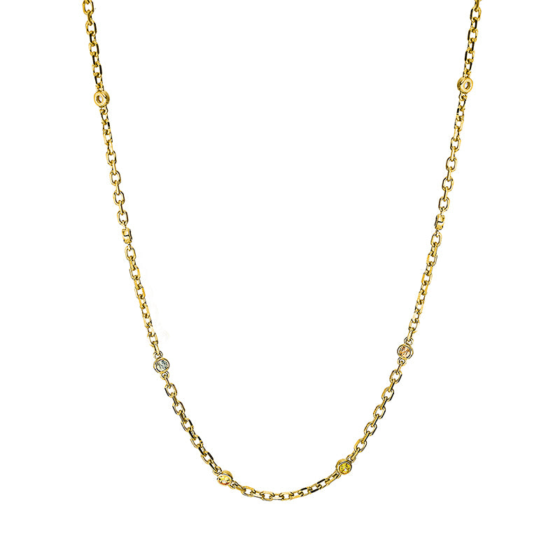 Rainbow & Multicolor Collier Gelbgold 18kt