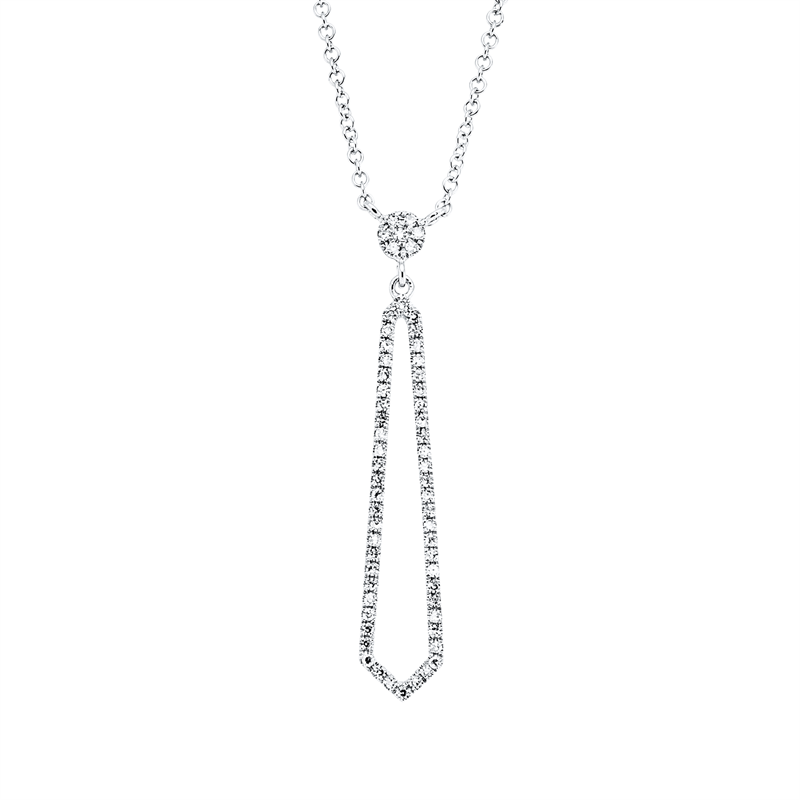 Modern Woman Collier Gelbgold 18kt 0,14ct