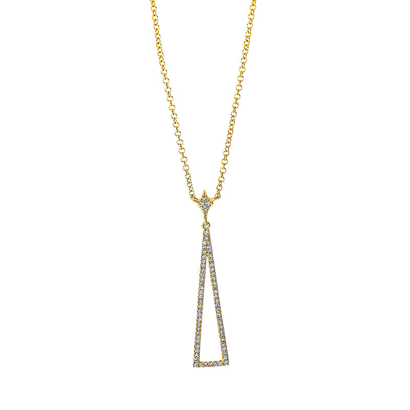 Modern Woman Collier Weißgold 18kt 0,19ct
