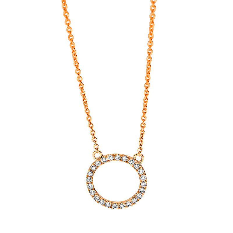 Modern Woman Collier Weißgold 18kt 0,11ct